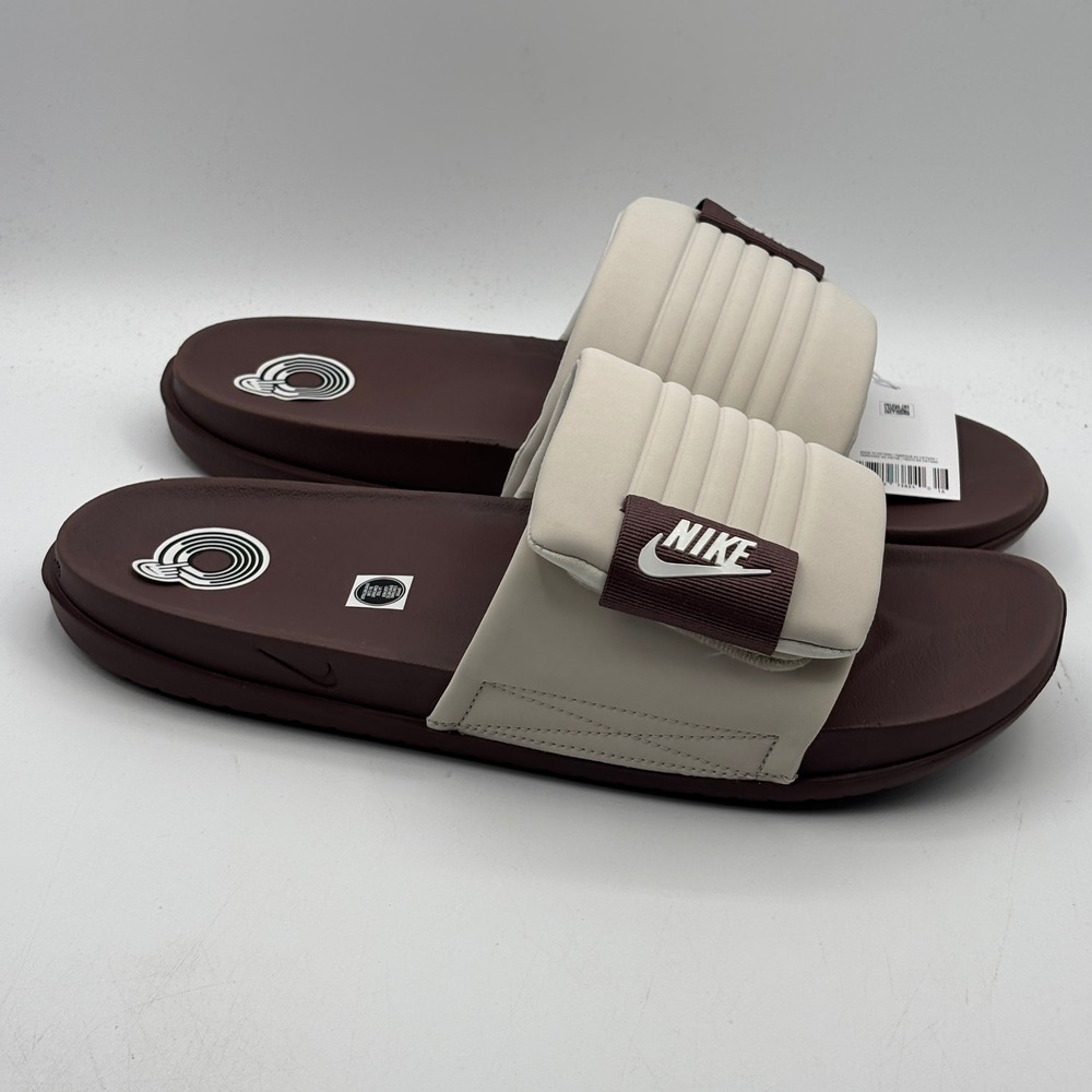 Nike Offcourt Adjust Slide Shoes Mens Size 14 Tattoo Light Bone DQ9624-500